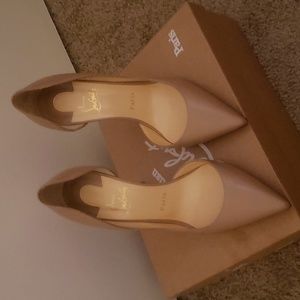 Authentic Christian Louboutin Nude Nappa heels